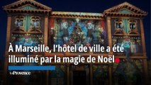 L'hôtel de ville illuminé par la magie de Noël