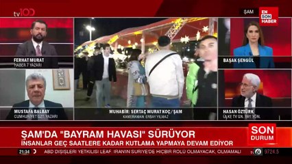 Şam’da sokaklar bayram yeri