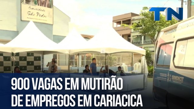 900 vagas em mutirão de empregos em Cariacica