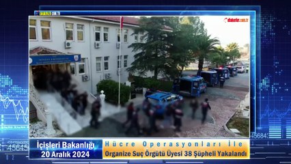 Hücre Operasyonları İle Organize Suç Örgütü Üyesi 38 Şüpheli Yakalandı