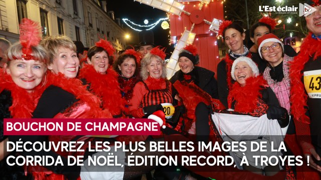 Retrouvez les plus belles images de la Corrida de Noël, édition record, à Troyes !