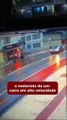 Carro em alta velocidade destrói fachada de empório da avenida Brasil
