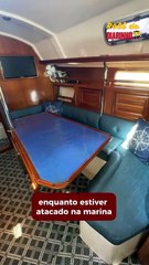 Hospedagem em veleiro com jantar romântico é opção al mare em Itajaí