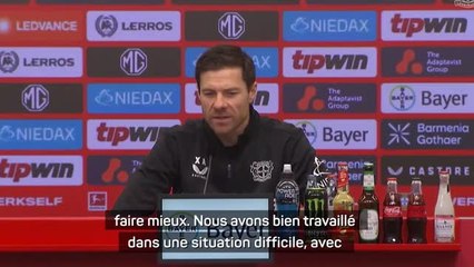 Leverkusen - Alonso : "Nous pouvons faire encore mieux"
