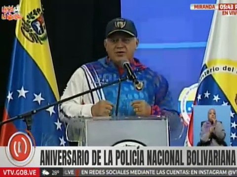 Vpdte. Sectorial Diosdado Cabello: Hoy somos más fuertes con la fusión Popular-Militar-Policial
