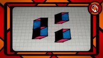 (TUTORIAL #0013) 🎨🖌️🖌️ CÓMO DIBUJAR cubos o cajas en diferentes posiciones.
