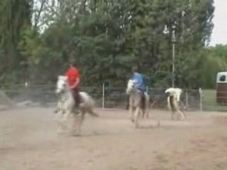 Posé  des  drap a la ligne  entrainement  du 27 avril 2008