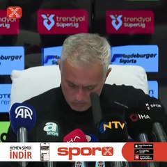 Jose Mourinho: "Biz MANU, Tottenham veya Roma değiliz!"