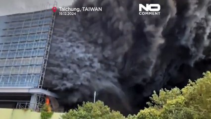 حريق هائل يلتهم مستودعًا في تايوان ويودي بحياة تسعة أشخاص