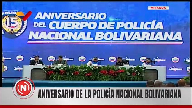 Vpdte. Sectorial Diosdado Cabello lidera XV Aniversario del Cuerpo de Policía Nacional Bolivariana