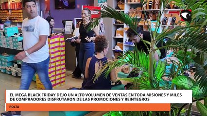 El Mega Black Friday dejó un alto volumen de ventas en toda Misiones y miles de compradores disfrutaron de las promociones y reintegros