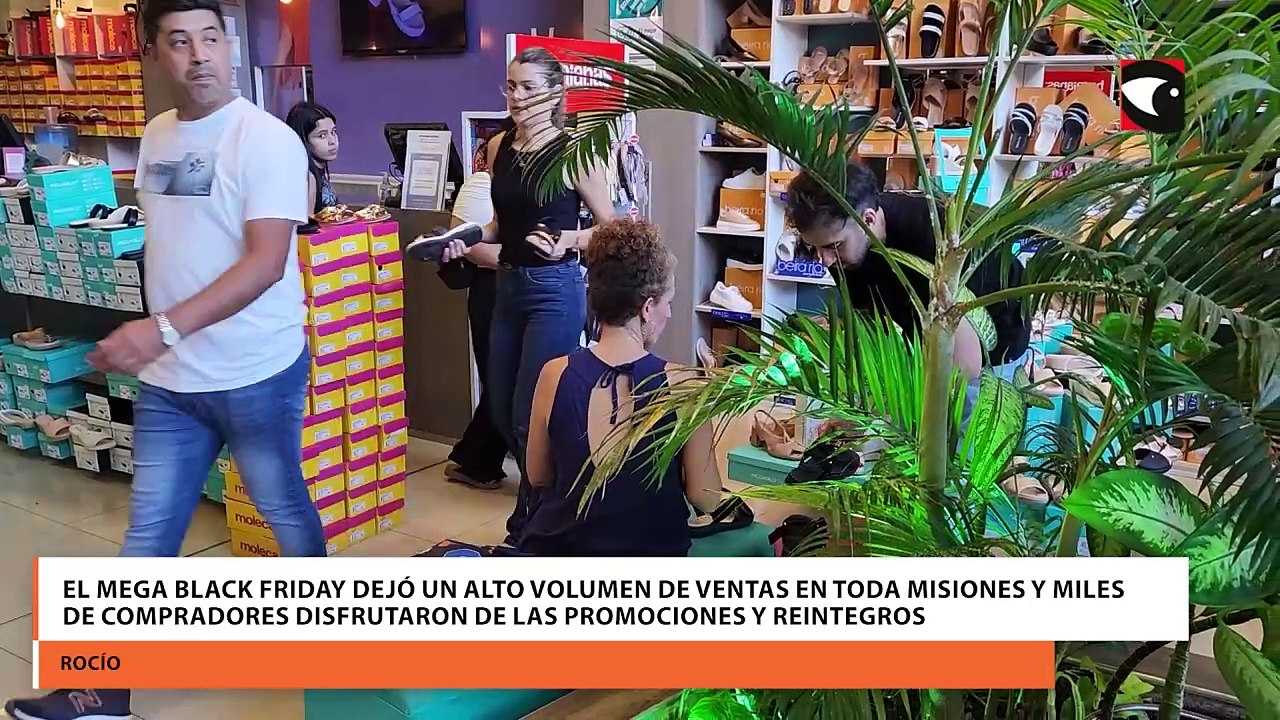 El Mega Black Friday dejó un alto volumen de ventas en toda Misiones y miles de compradores disfrutaron de las promociones y reintegros
