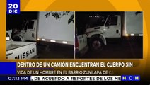 Encuentran a un hombre muerto dentro de un camión en Catacamas, Olancho