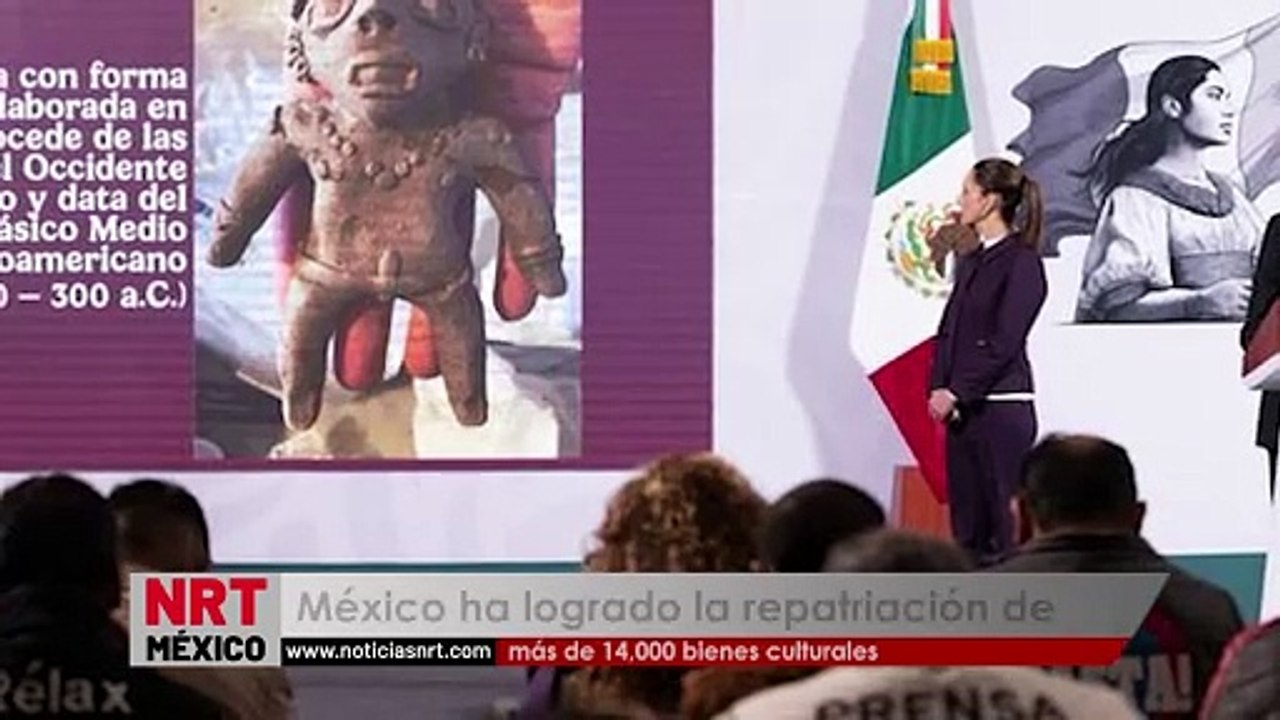México ha logrado la repatriación de más de 14,000 bienes culturales