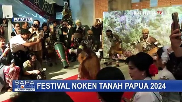 Lestarikan Seni Budaya Suku Kamoro, Festival Noken Tanah Papua 2024 Digelar di Sarinah