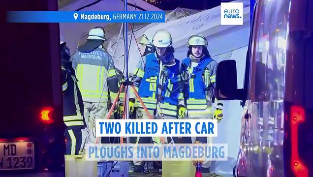 At least two killed, 60 injured after car ploughs into Magdeburg Christmas market