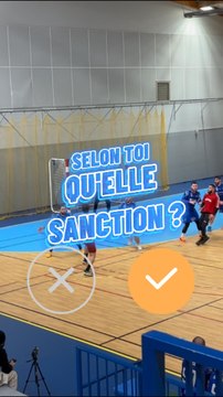 Selon toi qu’elle sanction ? 👀 #handball #Hand #HandballPlayer #EPHB #Quiz