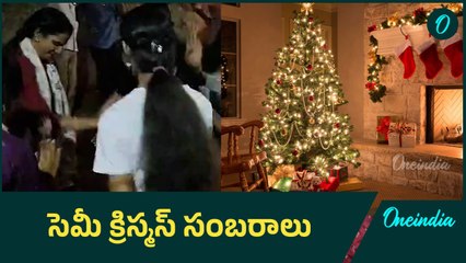 Semi Christmas వేడుకల్లో సందడి చేసిన యువత | Oneindia Telugu
