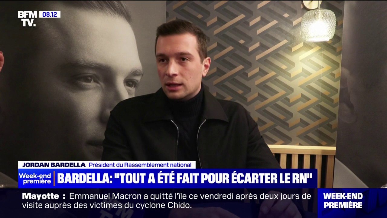 Consultations à Matignon: "Tout a été fait pour écarter le RN", assure Jordan Bardella