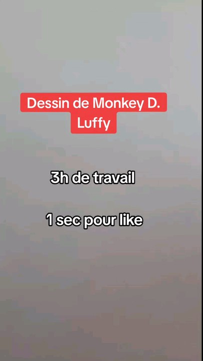 Dessin de Luffy