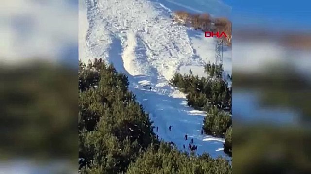 Palandöken Dağı'nda çığ düştü: Ölü ve yaralılar var