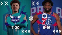 Embiid makes dominant 76ers return against the Hornets