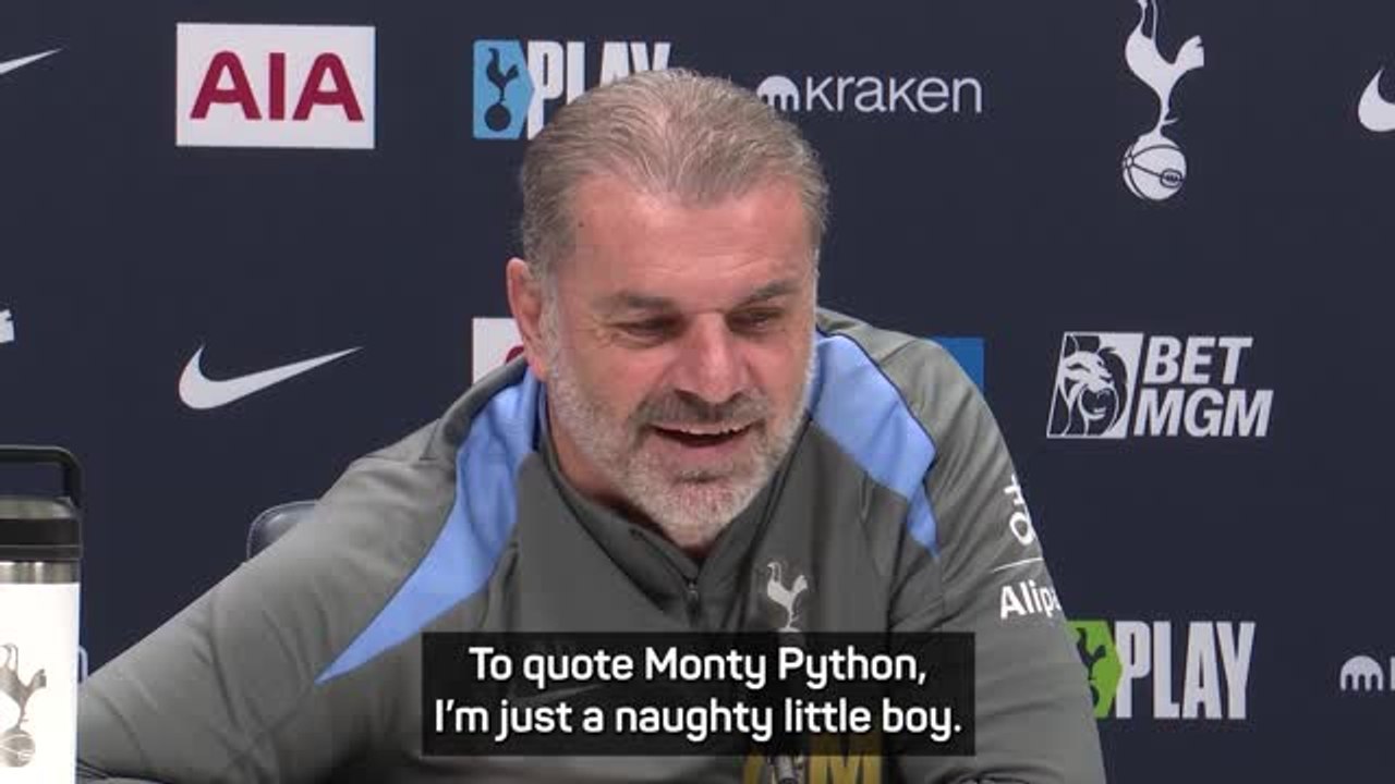 'I'm just a naughty little boy' - Postecoglou responds to Slot's praise