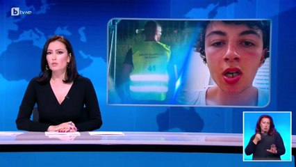 Bulgarian cop breaks the jaw of a college student FOR NO REASON!