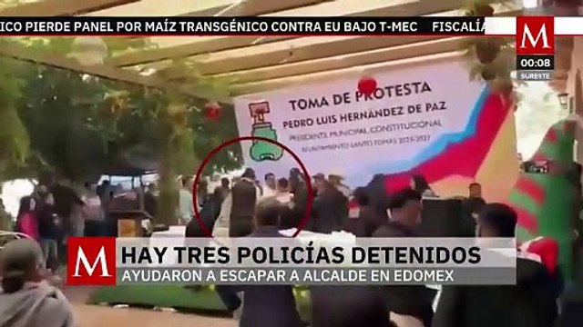 Detienen a 3 policías por ayudar a escapar a alcalde en Edomex. Paola Barquet, 20 de diciembre 2024