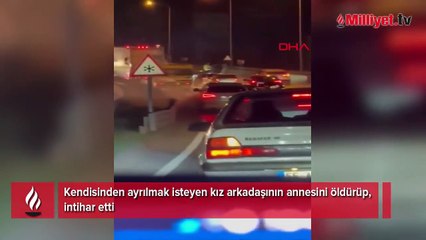 Kız arkadaşının annesini öldürüp, intihar etti