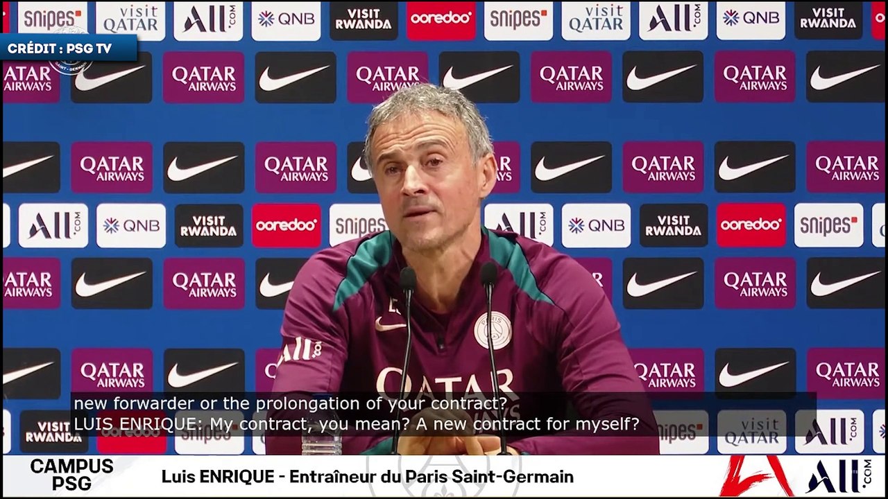 La réaction de Luis Enrique sur la rumeur Osimhen