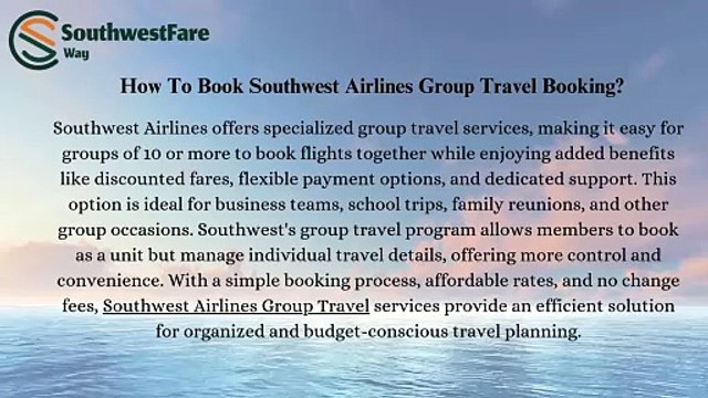 Southwest Airlines Group Travel