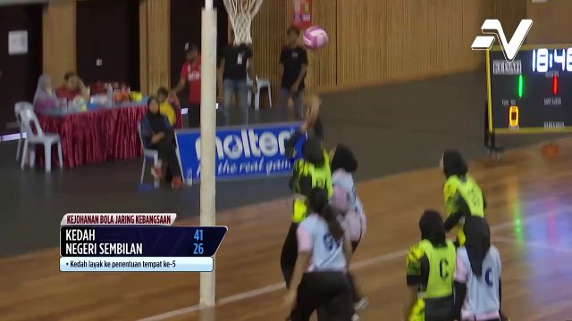 Kedah layak ke penentuan ke-5/6 selepas atasi Negeri Sembilan di Kejohanan Bola Jaring Kebangsaan