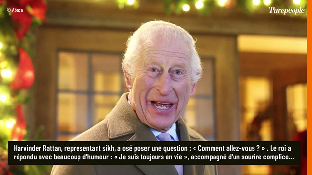 Charles III directement questionné sur sa santé et on ne s'attendait pas vraiment à ça