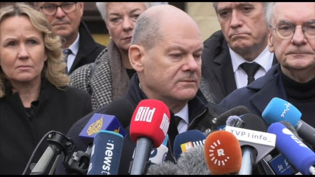 Olaf Scholz condanna il terribile atto al mercatino di Natale