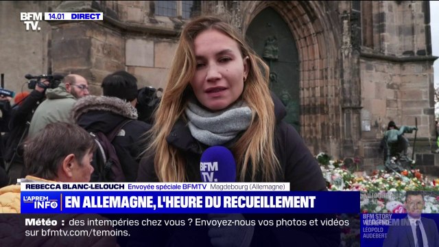 Les gens gisaient au sol : après le drame, l'heure est au recueillement à Magdebourg, en Allemagne