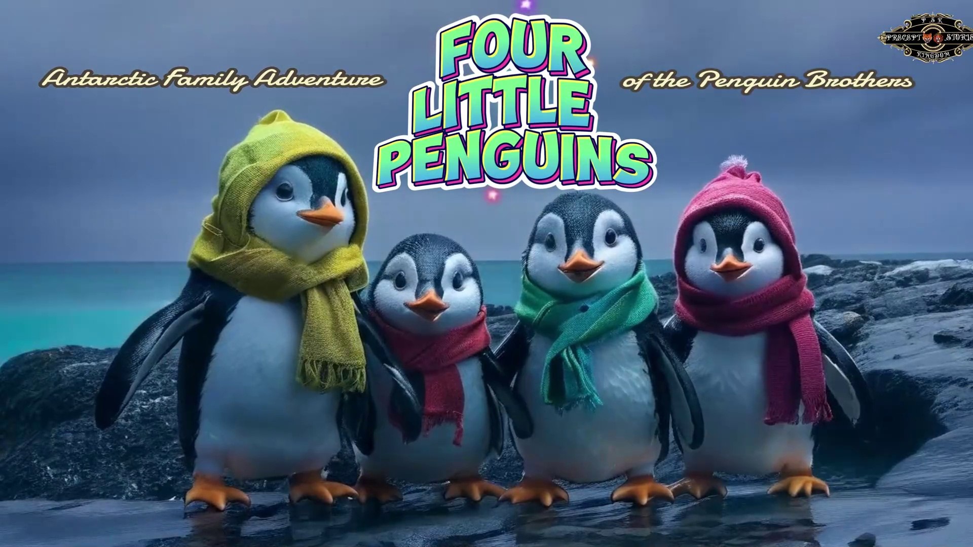 ⁣Four Little Penguins - Antarctic Family Adventure of the Penguin Brothers