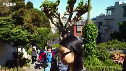 Walking Tour San Francisco Downtown San Francisco Lombard Street California
