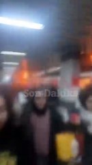 Ankara'da metroda korku dolu anlar
