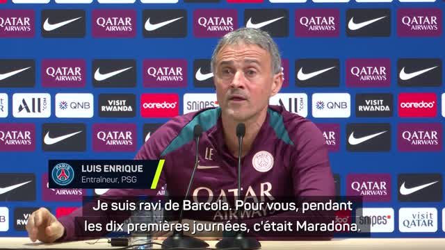 PSG - Luis Enrique défend Barcola : “Lors des 10 premières journées, c’était Maradona, et maintenant vous ne l'aimez plus”