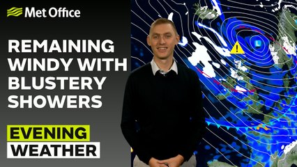 Met Office Saturday Evening Weather Forecast 21/12/2024