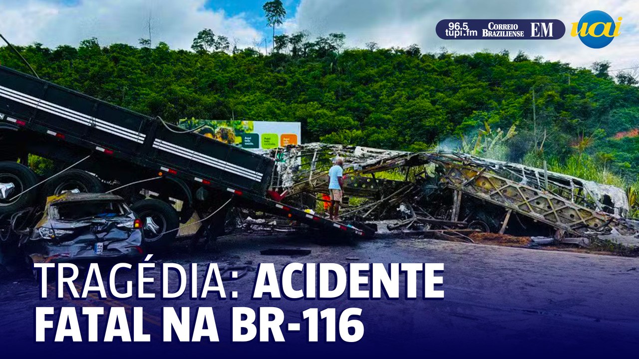 Desastre na BR-116: acidente fatal envolvendo ônibus, carro e carreta em Teófilo Otoni