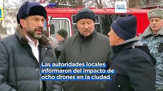 Rusia: Edificios residenciales de Kazán fueron objeto de un ataque masivo de drones ucranianos