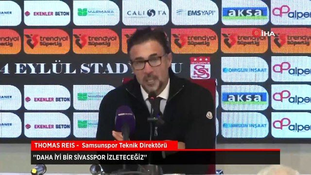 Sivasspor Teknik Direktörü Ömer Erdoğan: Daha iyi bir Sivasspor izleteceğiz