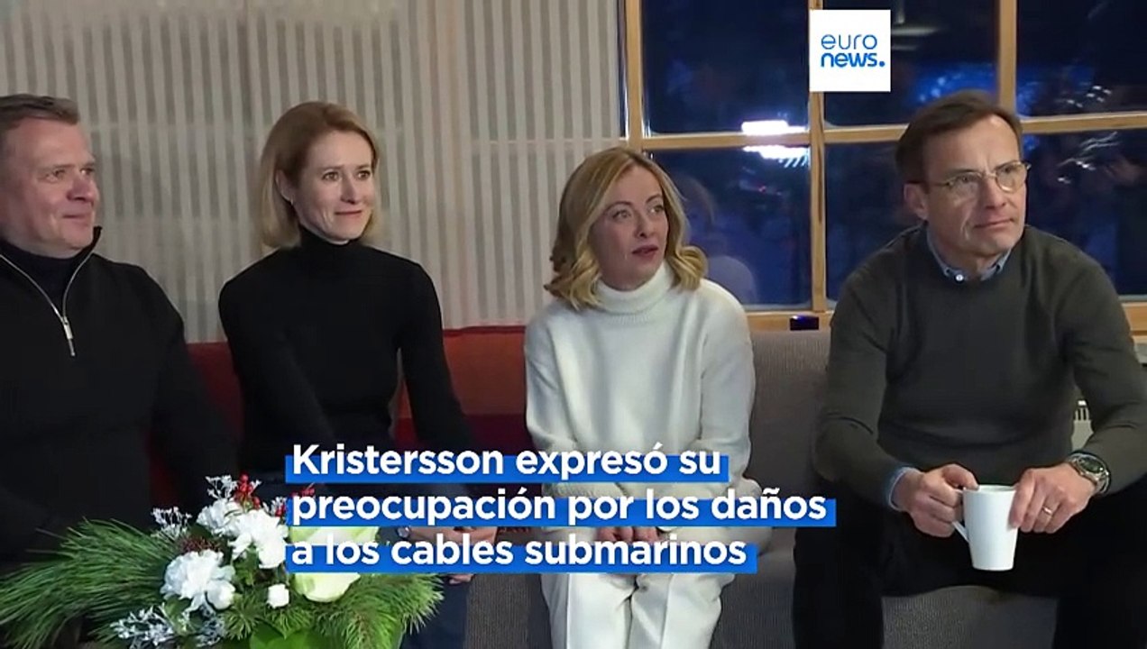 Los líderes llegan a la región finlandesa de Laponia para la Cumbre Norte-Sur sobre seguridad europea