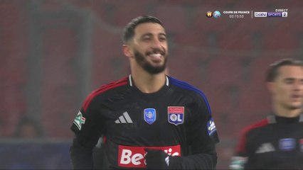 Coupe de France : Le splendide coup franc de Benrahma donne l'avantage à l'OL