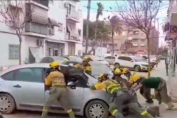 La BRIF de Lubia deja Valencia tras mes y medio recuperando los daños de la DANA
