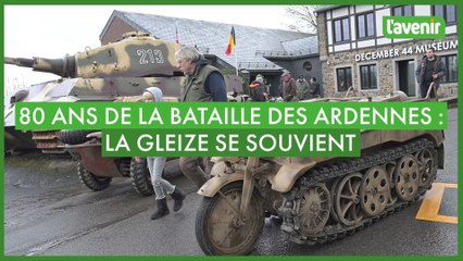 80 ans de la Bataille des Ardennes : La Gleize se souvient