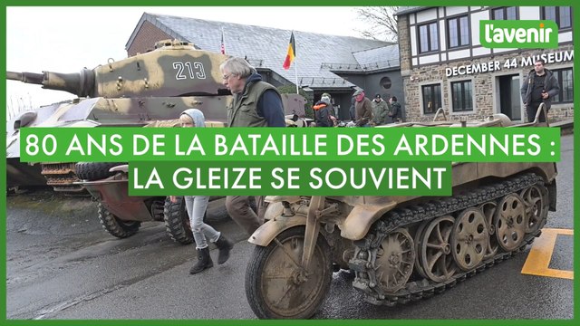 80 ans de la Bataille des Ardennes : La Gleize se souvient