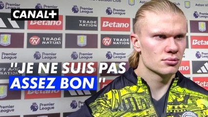 Erling Haaland est frustré après la nouvelle défaite de Manchester City